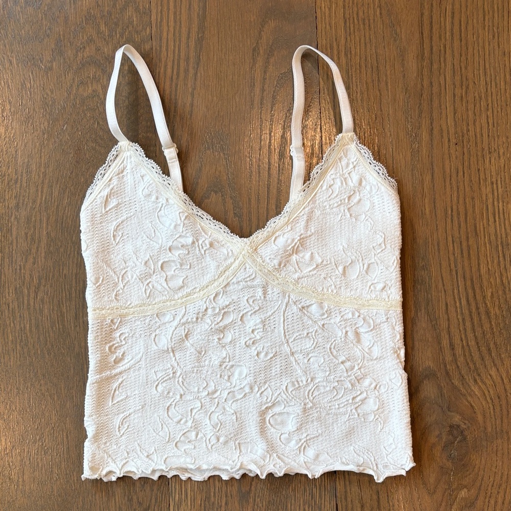 Urban Outfitters White Lace Camisole Top